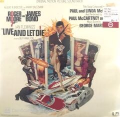 Roger Moore as James Bond 007 - 'Live And Let Die' Soundtrack LP