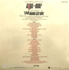 Roger Moore as James Bond 007 - 'Live And Let Die' Soundtrack LP