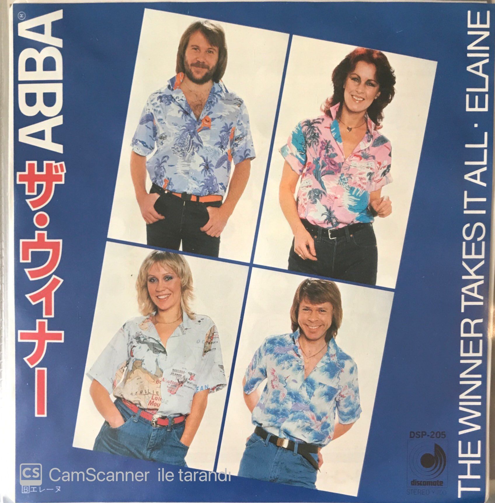 ABBA The Wınner Takes It All Japon Baskı 45llik