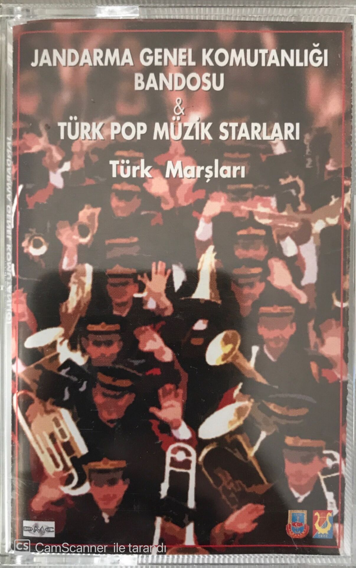 Jandarma Genel Komutanlığı Bandosu & Türk Pop Müzik Starları Türk Marşları KASET