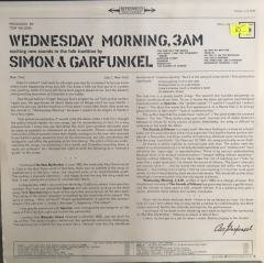 Simon And Garfunkel Wednesday Morning 3 AM LP