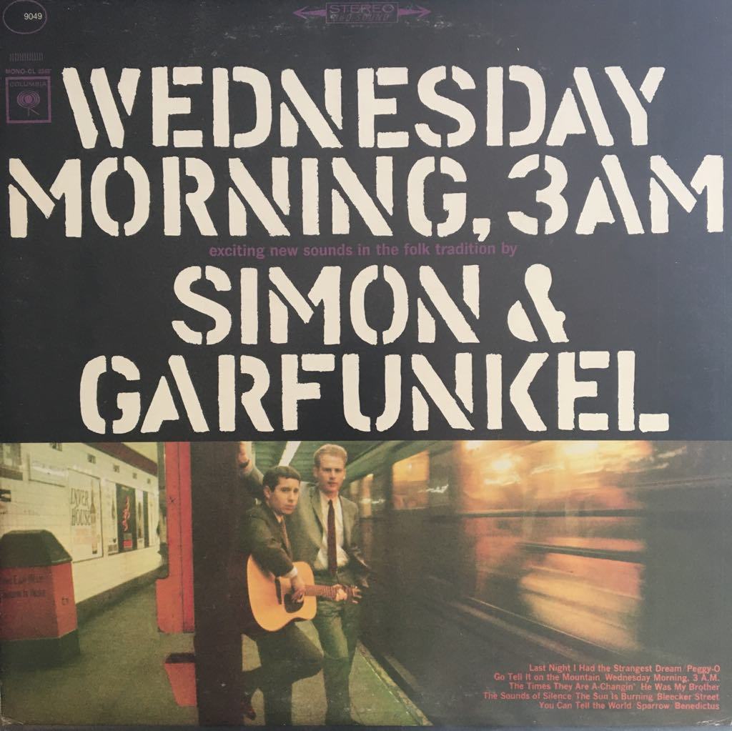 Simon And Garfunkel Wednesday Morning 3 AM LP