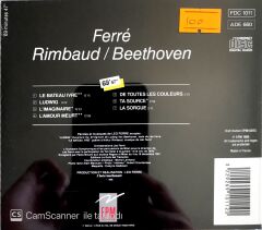 Ferre / Rimbaud - Beethoven CD