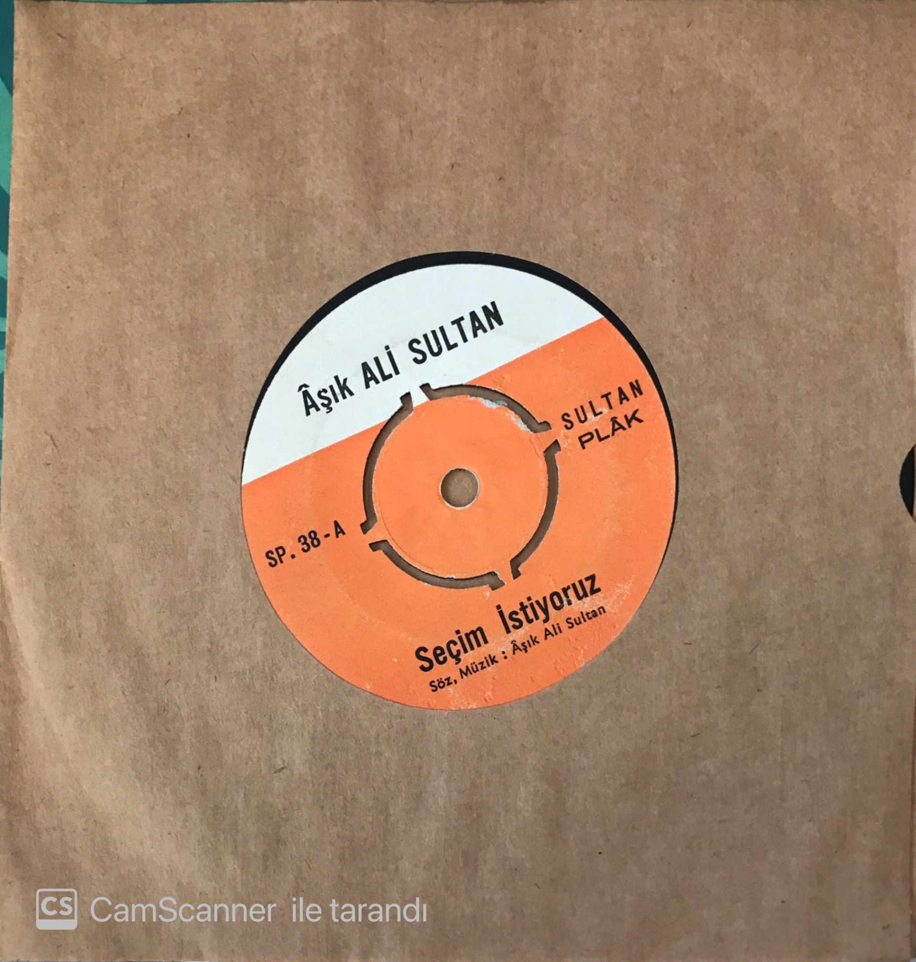 Aşık Ali Sultan - Seçim İstiyoruz 45lik