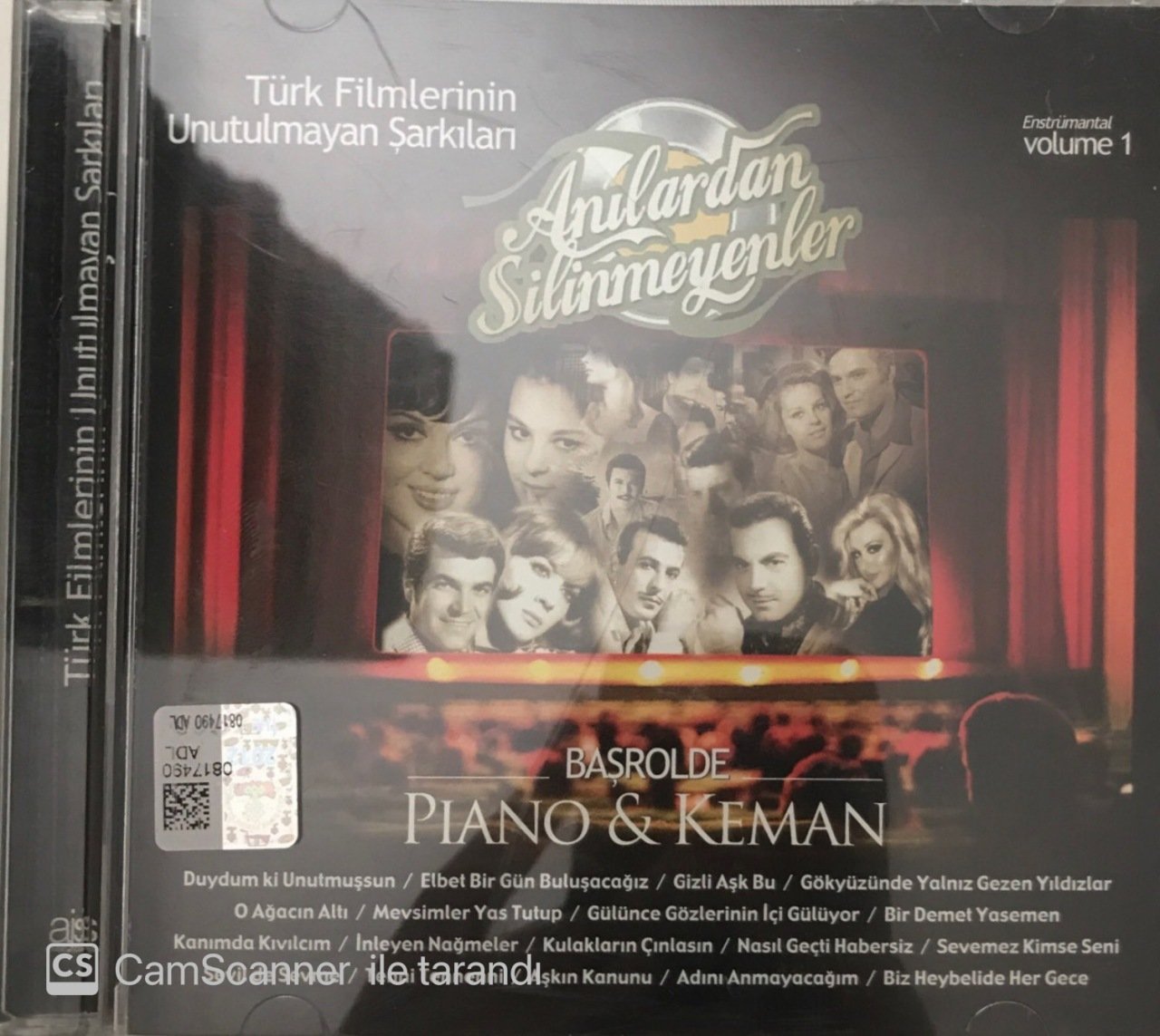 Anılardan Silinmeyenler Türk Fimlerinin Unutulmayan Şarkıları CD