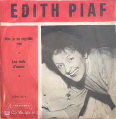 Edith Piaf Non, Je Ne Regrette Rien 45lik