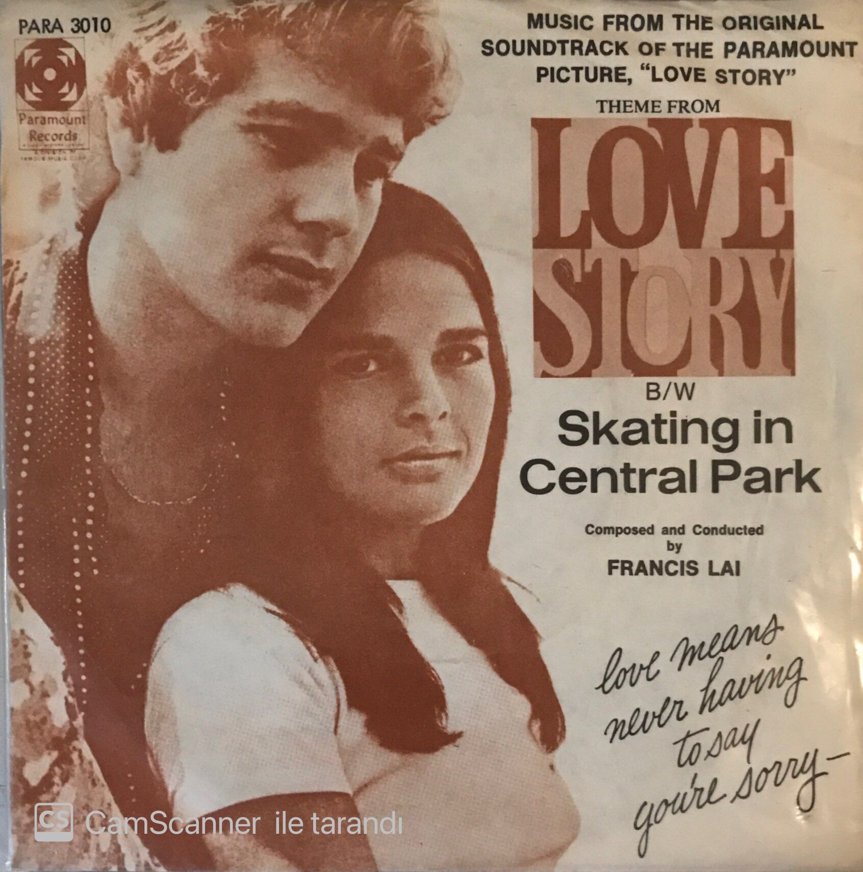 Love Story Theme From Love Story 45lik