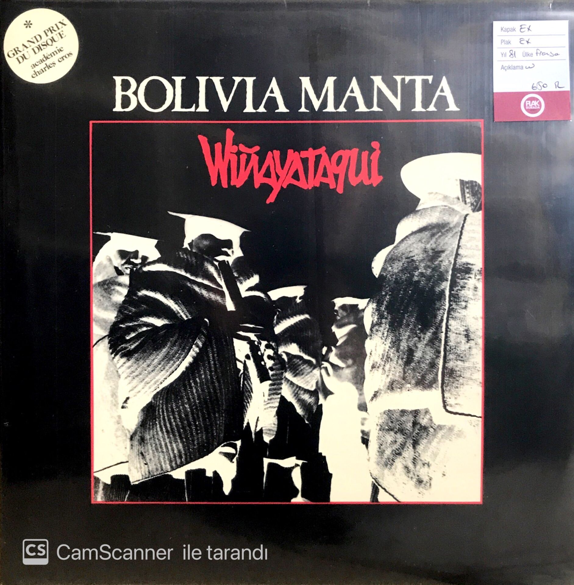 Bolivia Manta / Willka Double LP