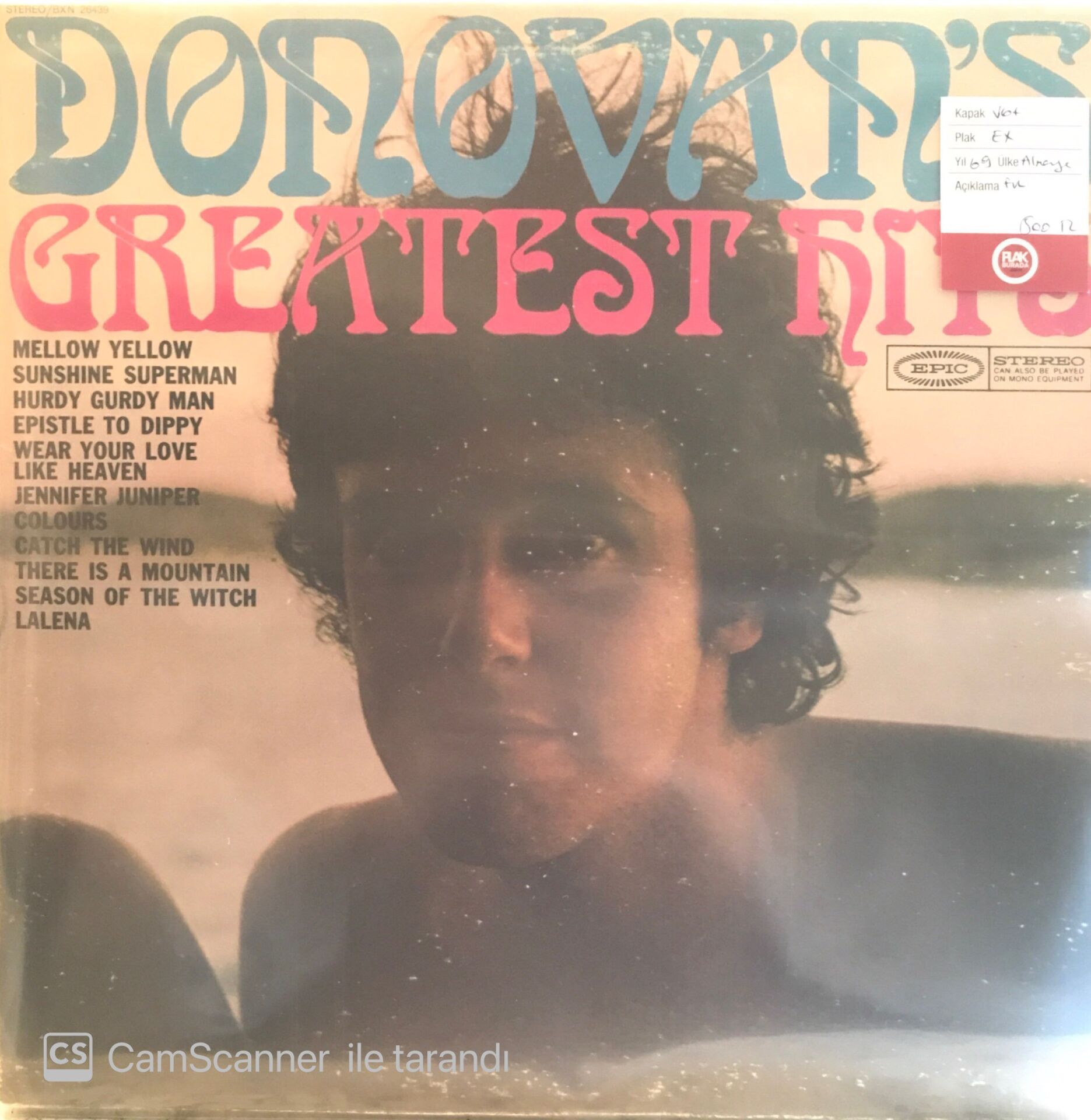 Donovan's Greatest Hits LP