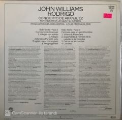 John Williams - Rodrigo Concierto De Aranjuez LP