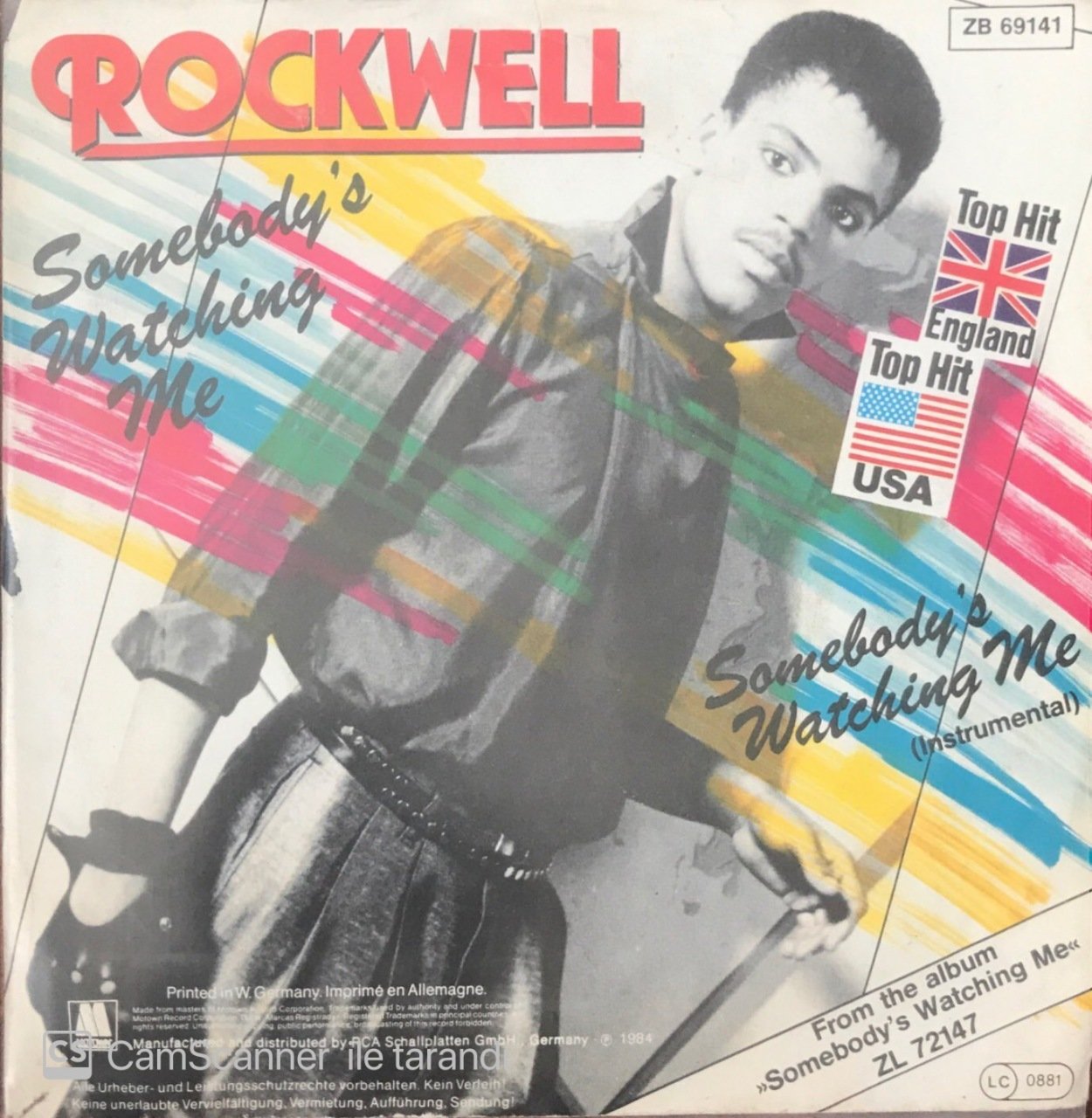 Rockwell Somebody's Watching Me 45lik