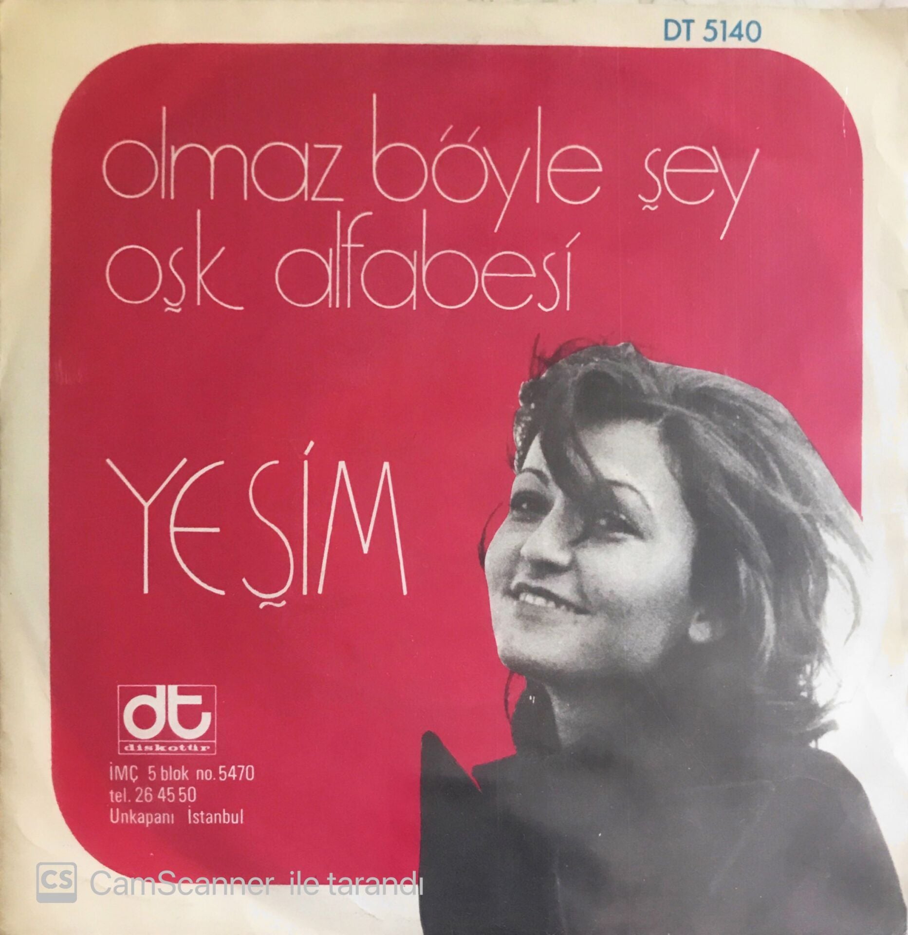 Yeşim - Olmaz Böyle Şey/Aşk Alfabesi - 45'lik
