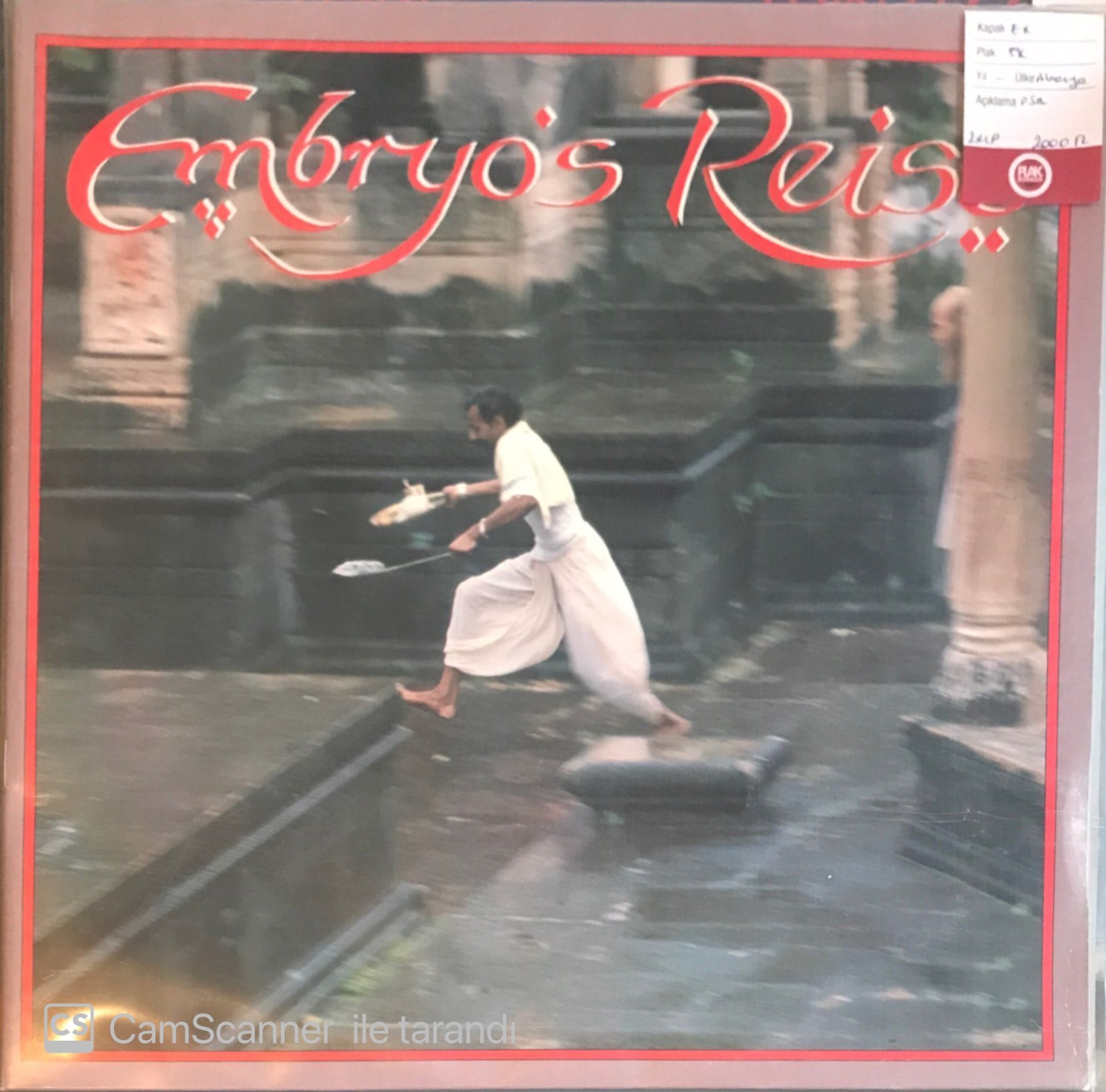 Embryo's Reise - Recordings Afghanistan , Pakistan And India Double LP