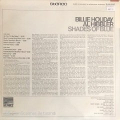 Billie Holiday Al Hibbler Shades Of Blue LP