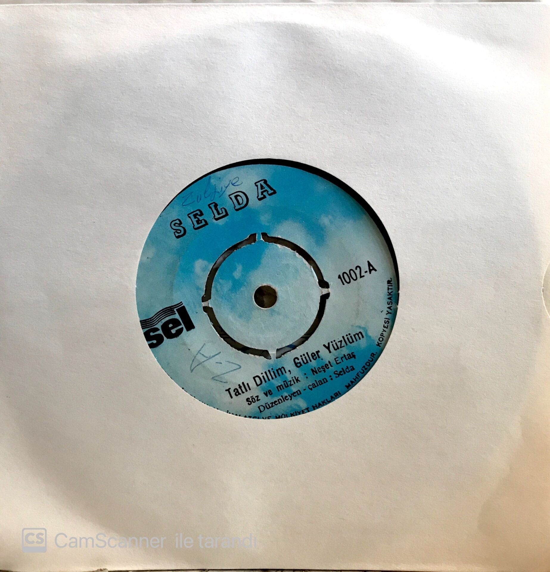 Selda Tatlı Dillim Güler Yüzlüm 45lik