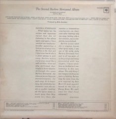 The Second Barbra Streisand Album LP
