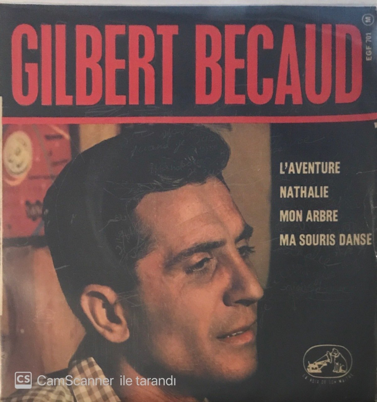 Gilbert Becaud Nathalie 45lik
