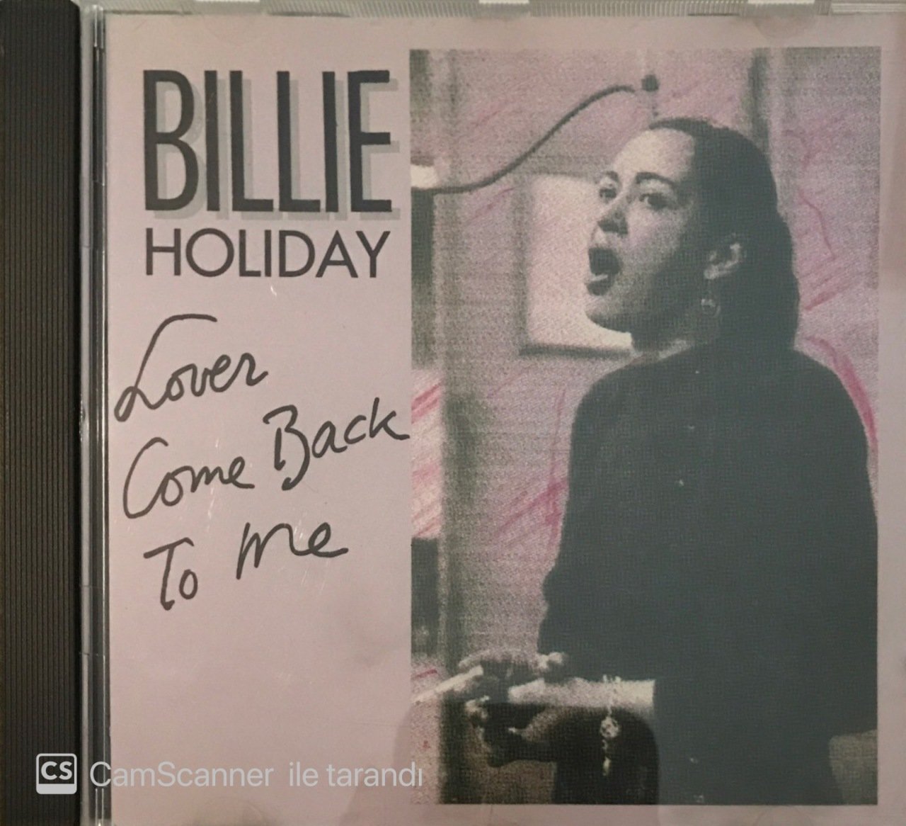 Billy Holiday Lover Come Back To Me CD