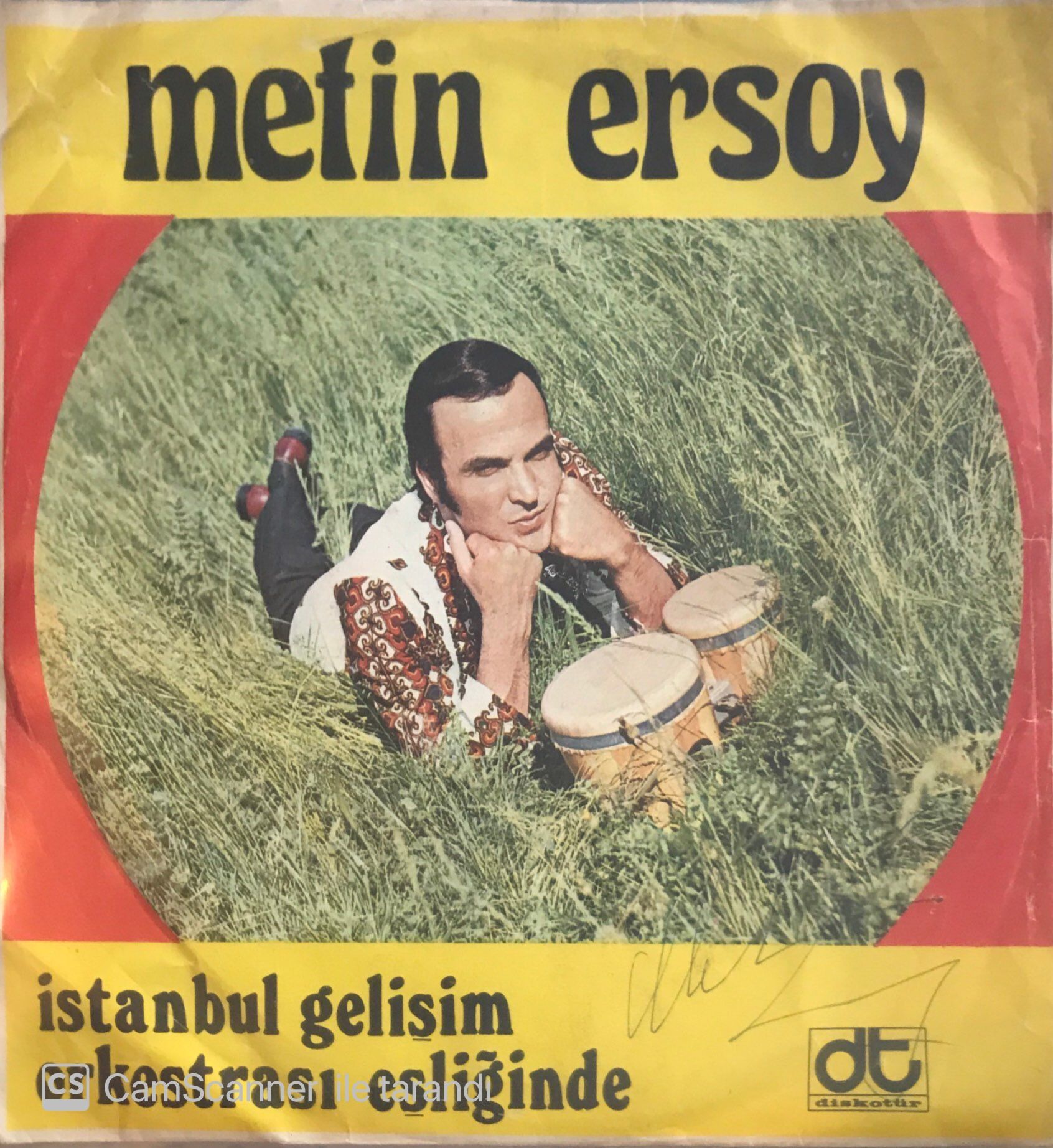 Metin Ersoy Yeşil Gözlü Esmer Güzeli 45 Lik
