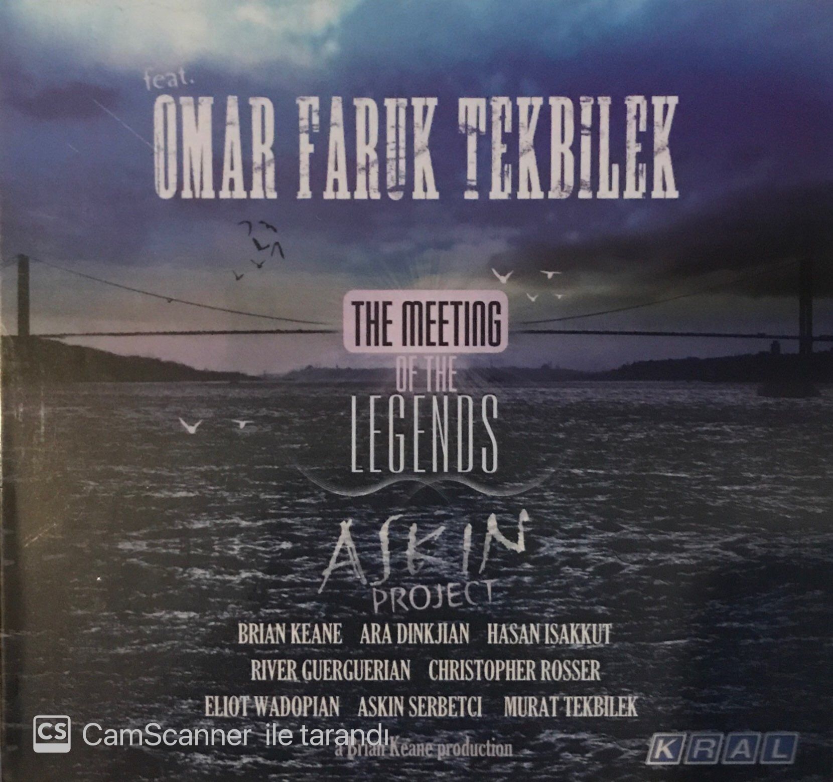 Omar Faruk Tekbilek - The Meeting Of The Legends CD