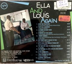 Ella Fitzgerald & Louis Armstrong - Ella And Louis Again CD