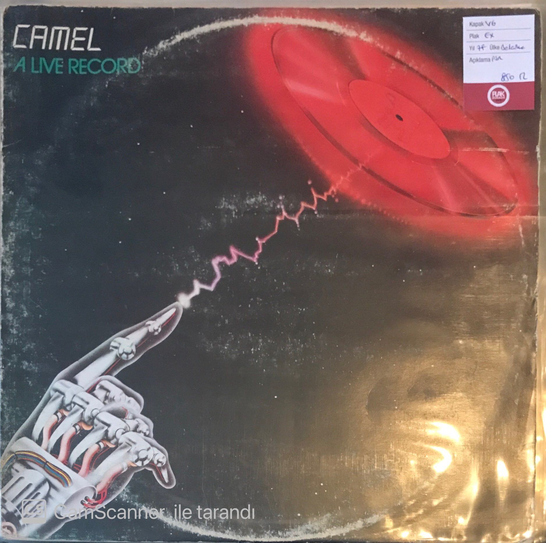 Camel - A Live Record LP