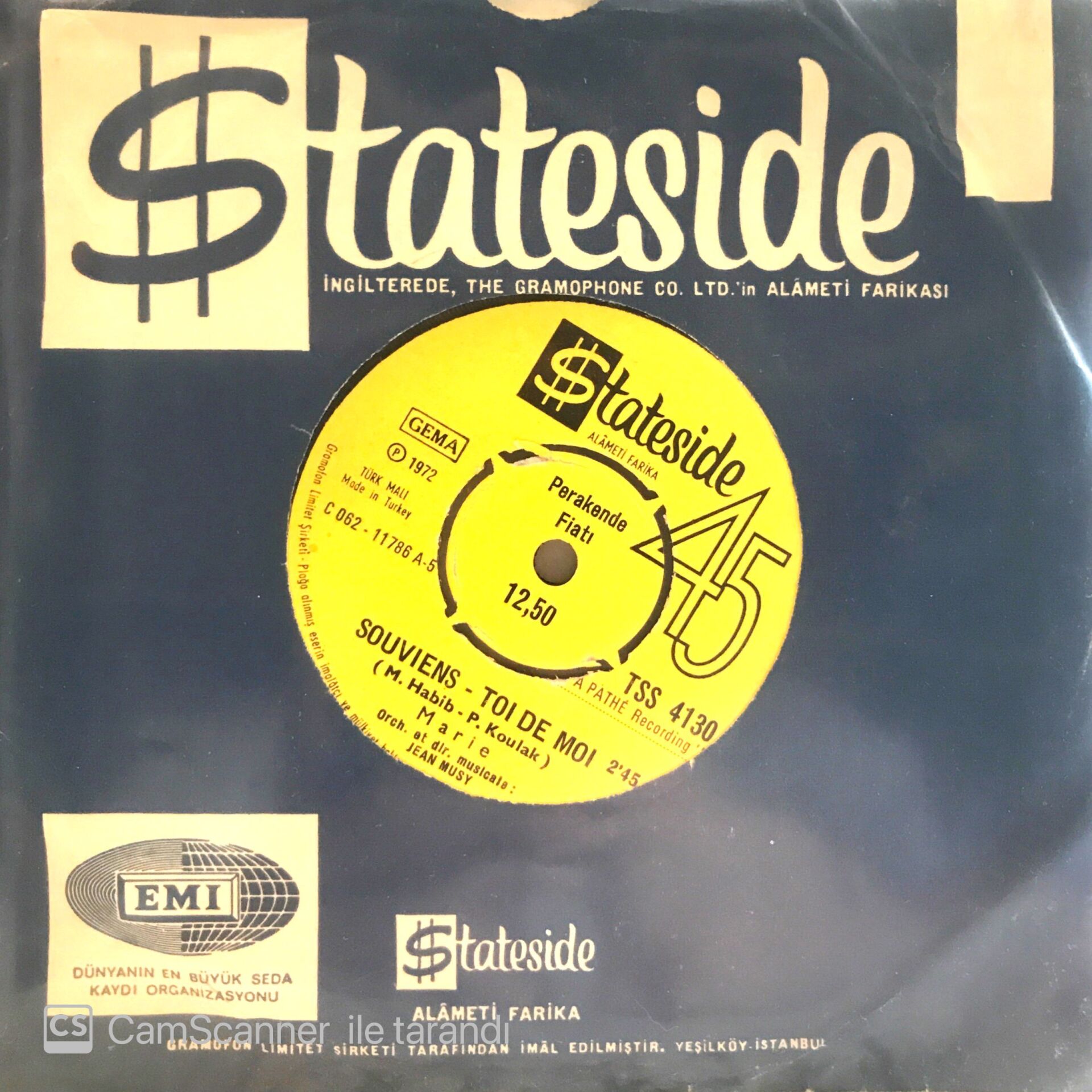 Marie - Souviens Toi de Moi 45lik