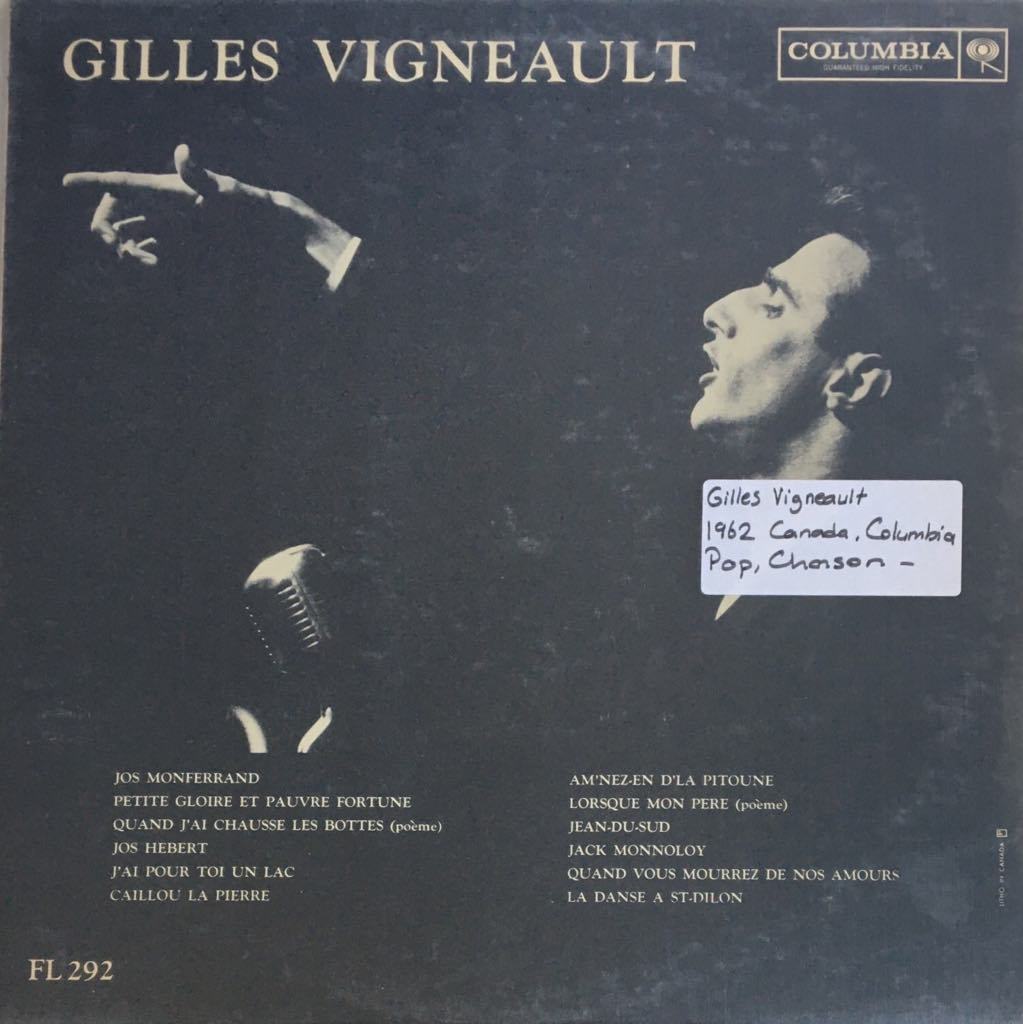 Gilles Vigneault Lp
