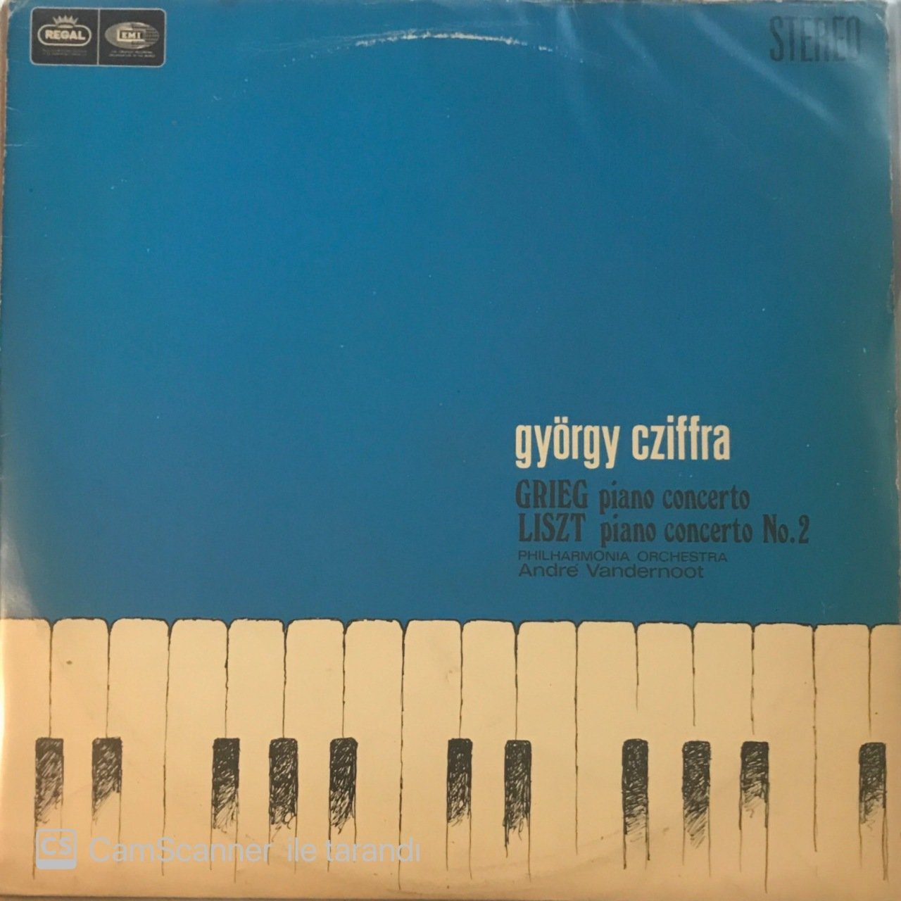 György Cziffra Grieg Piano Concerto Liszt Piano Concerto No 2 LP
