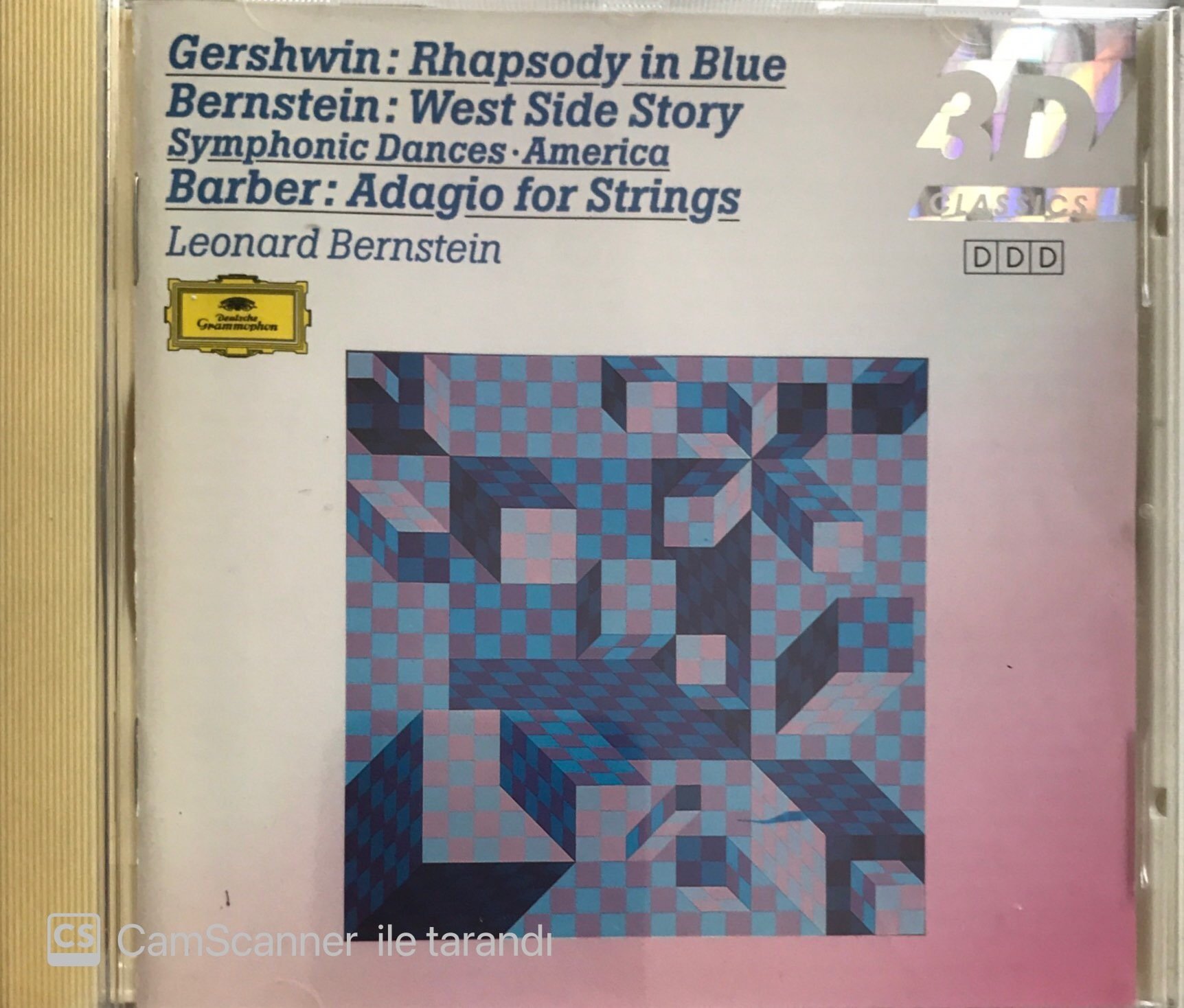Leonard Bernstein Gershwin Barber CD