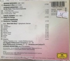 Leonard Bernstein Gershwin Barber CD