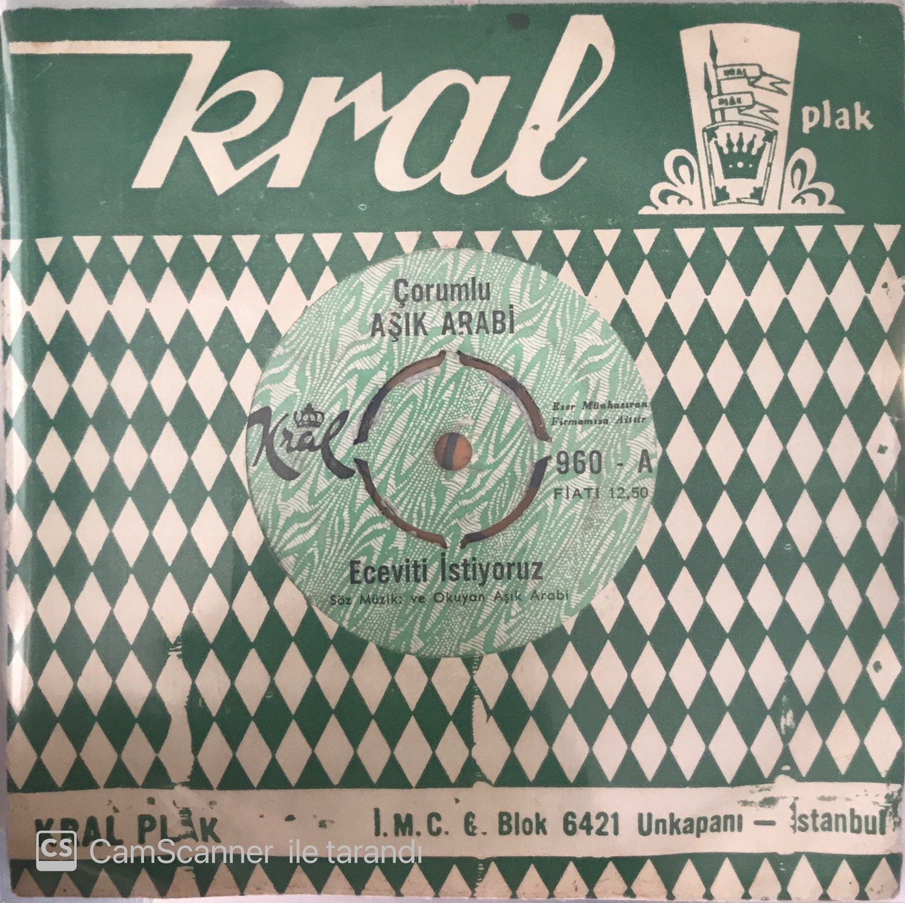 Çorumlu Aşık Arabi - Eceviti İstiyoruz 45lik