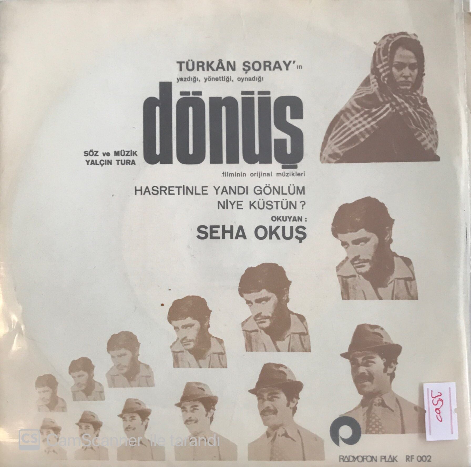 Seha Okuş - Hasretinle Yandı Gönlüm (Dönüş Filminden) 45lik