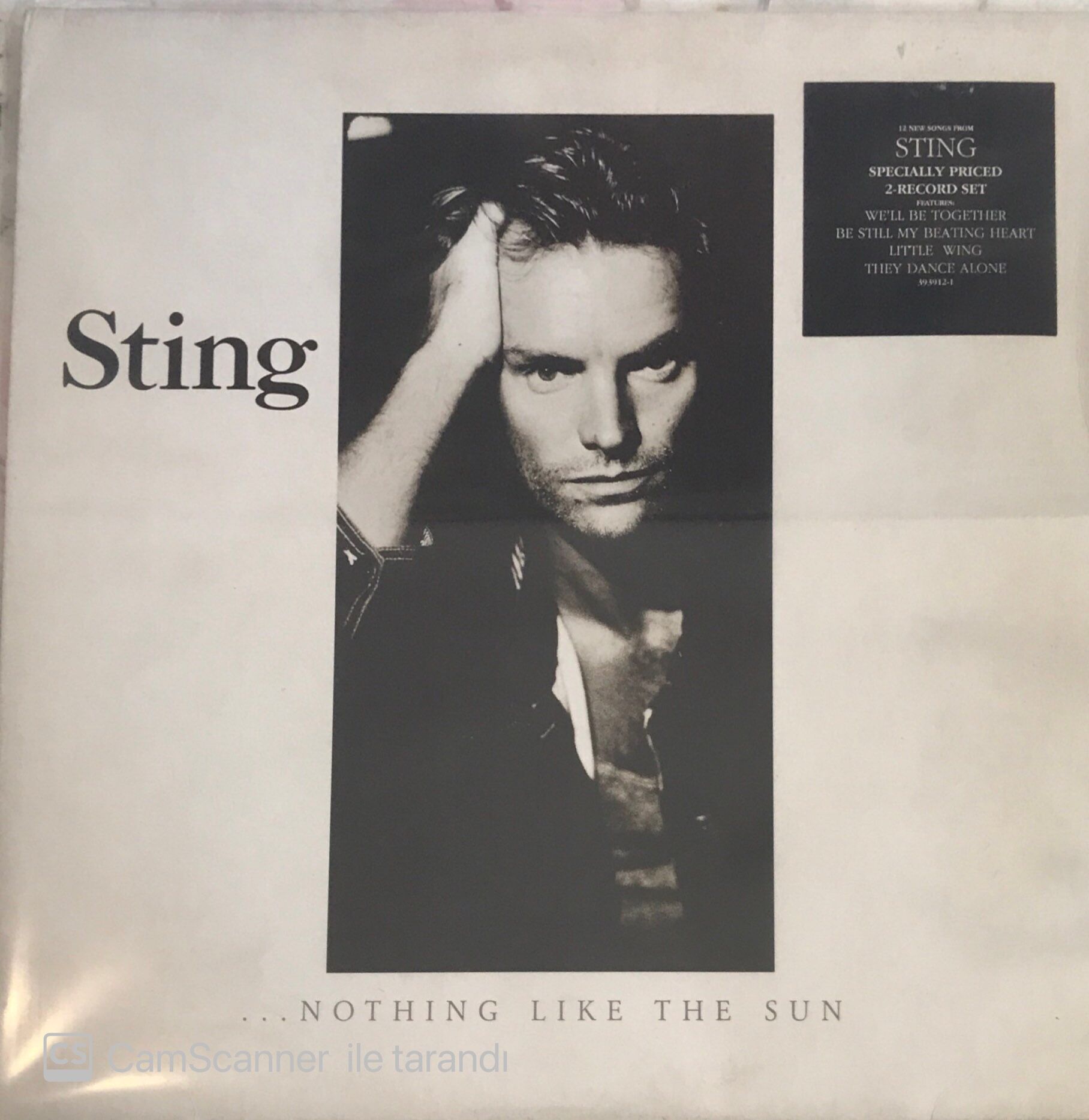 Sting Nothing Like The Sun Double LP