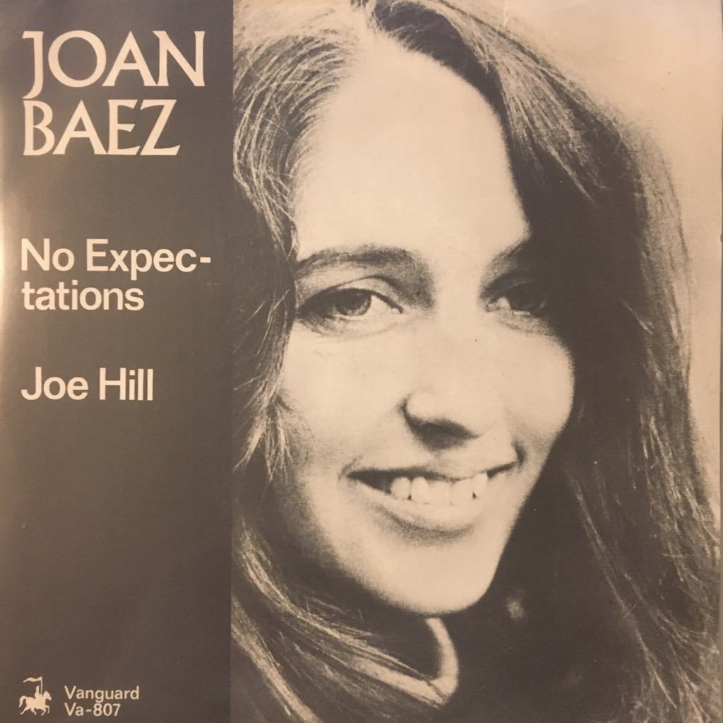 Joan Baez No Expectations 45lik
