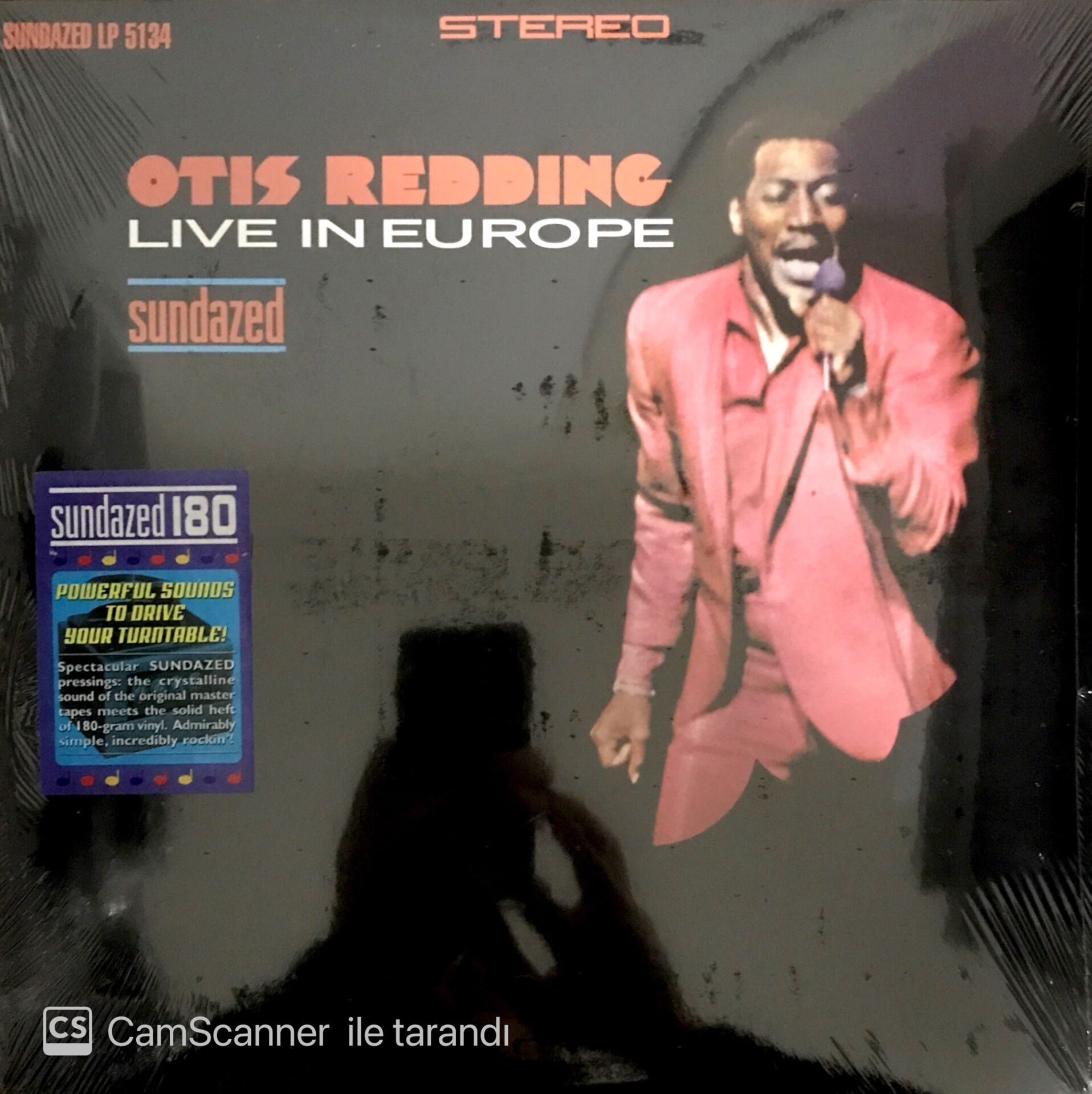 Otis Redding Live in Europe LP