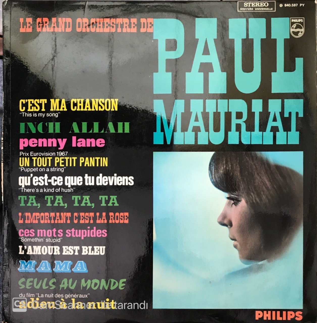 Le Grand Orchestre De Paul Mauriat C'est Ma Chanson LP