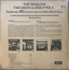 The World Of The Great Classics Vol. 8 Tchaikovsky 1812 Overture LP