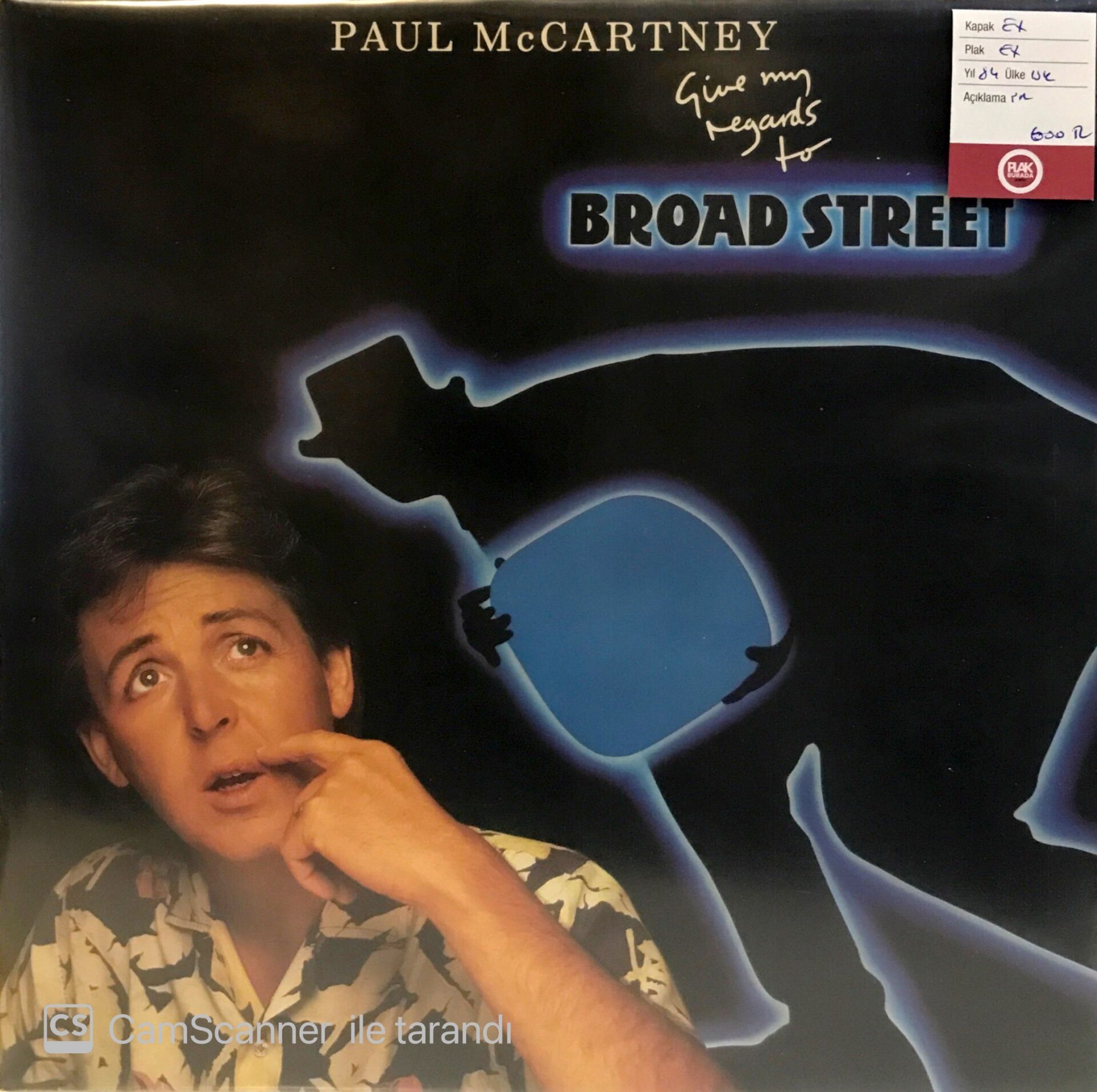 Paul McCartney / Give My Regards To Broad Street LP