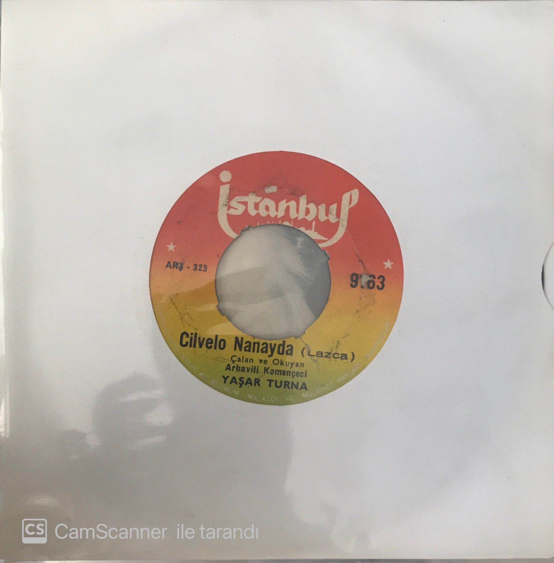 Yaşar Turna - Cilvelo Nanayda ( Lazca) 45lik