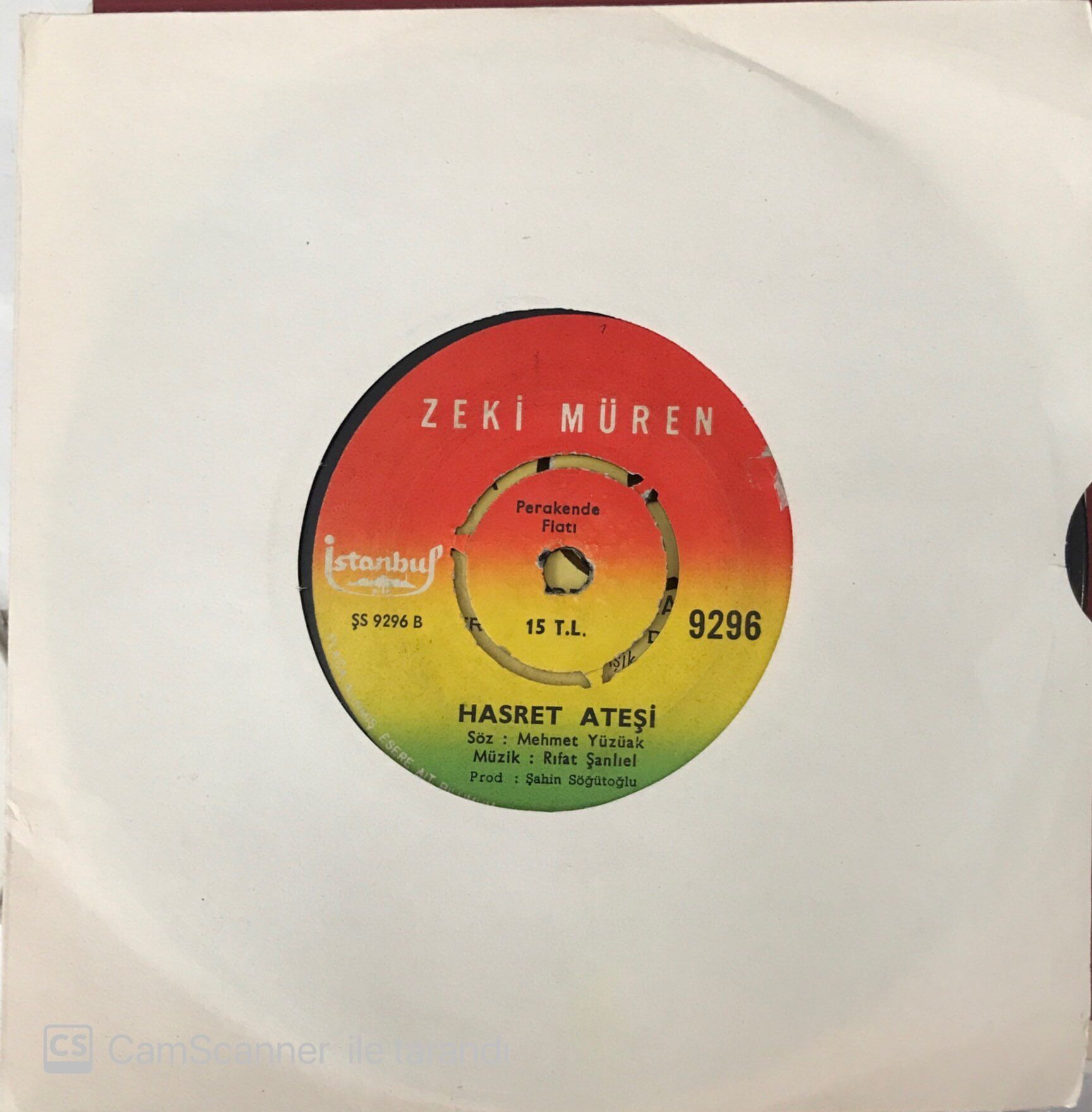 Zeki Müren - Hasret Ateşi 45lik