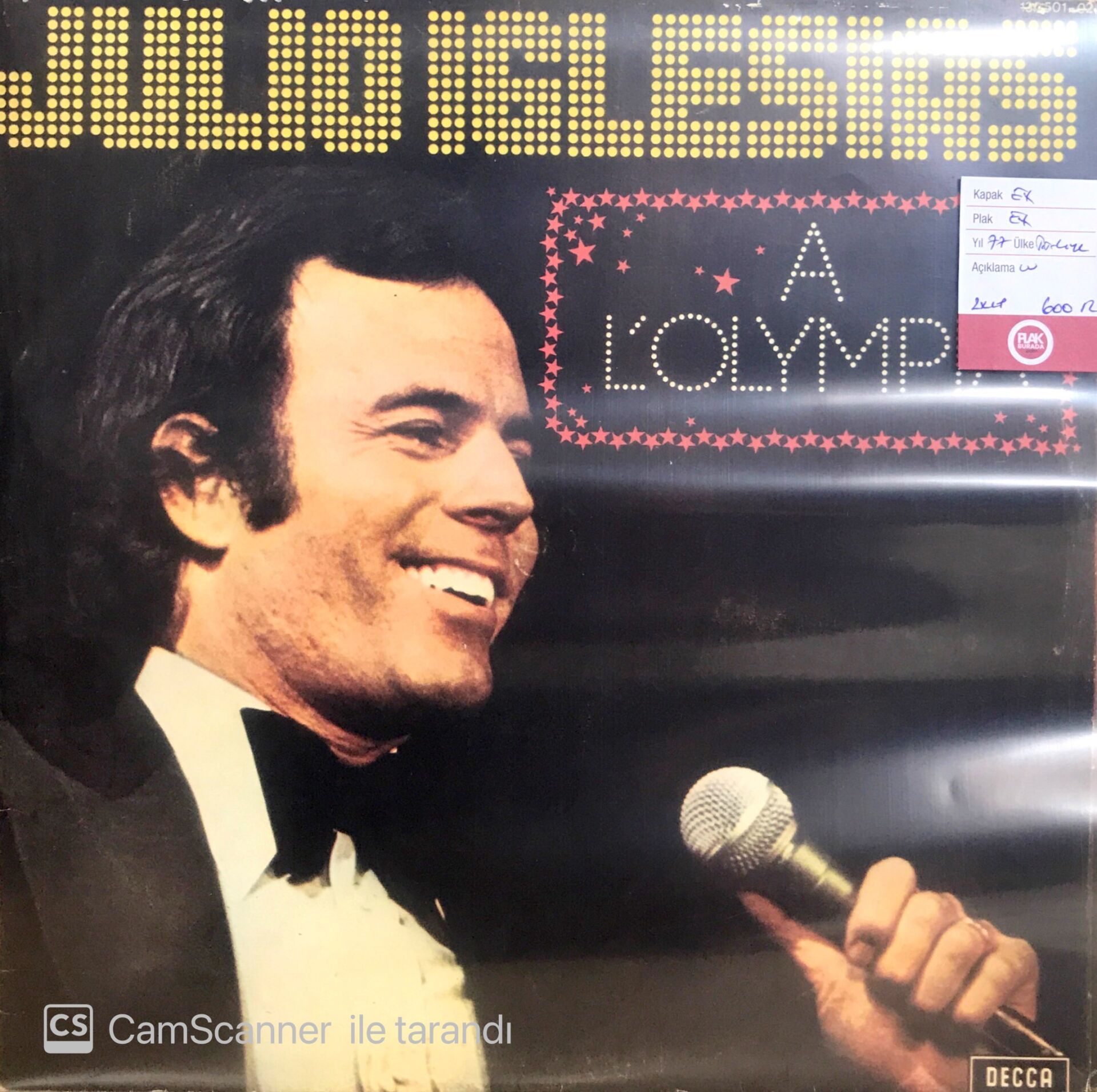 Julio Iglesias / A L'olympia Double LP