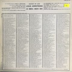 History Of Jazz Louis Armstrong His Immortal Concerts Series  LP