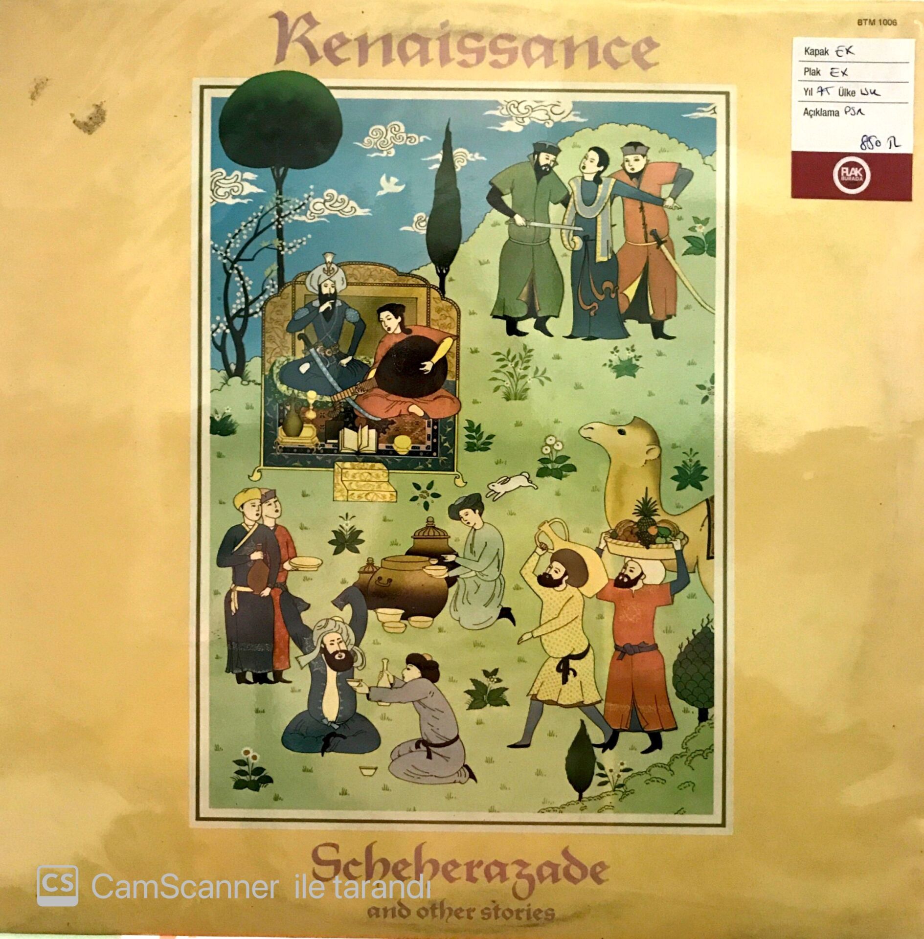 Renaissance Scheherazade And Other Stories LP