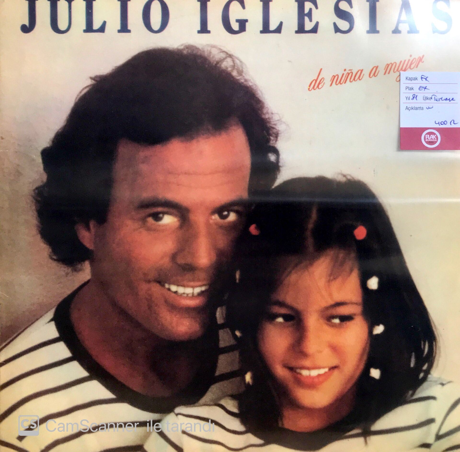 Julio Iglesias / De Nina A Mujer LP
