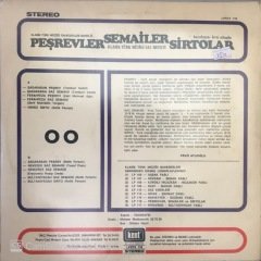 Klasik Türk Müziği Saz Heyeti Peşrevler, Semailer, Sirtolar LP