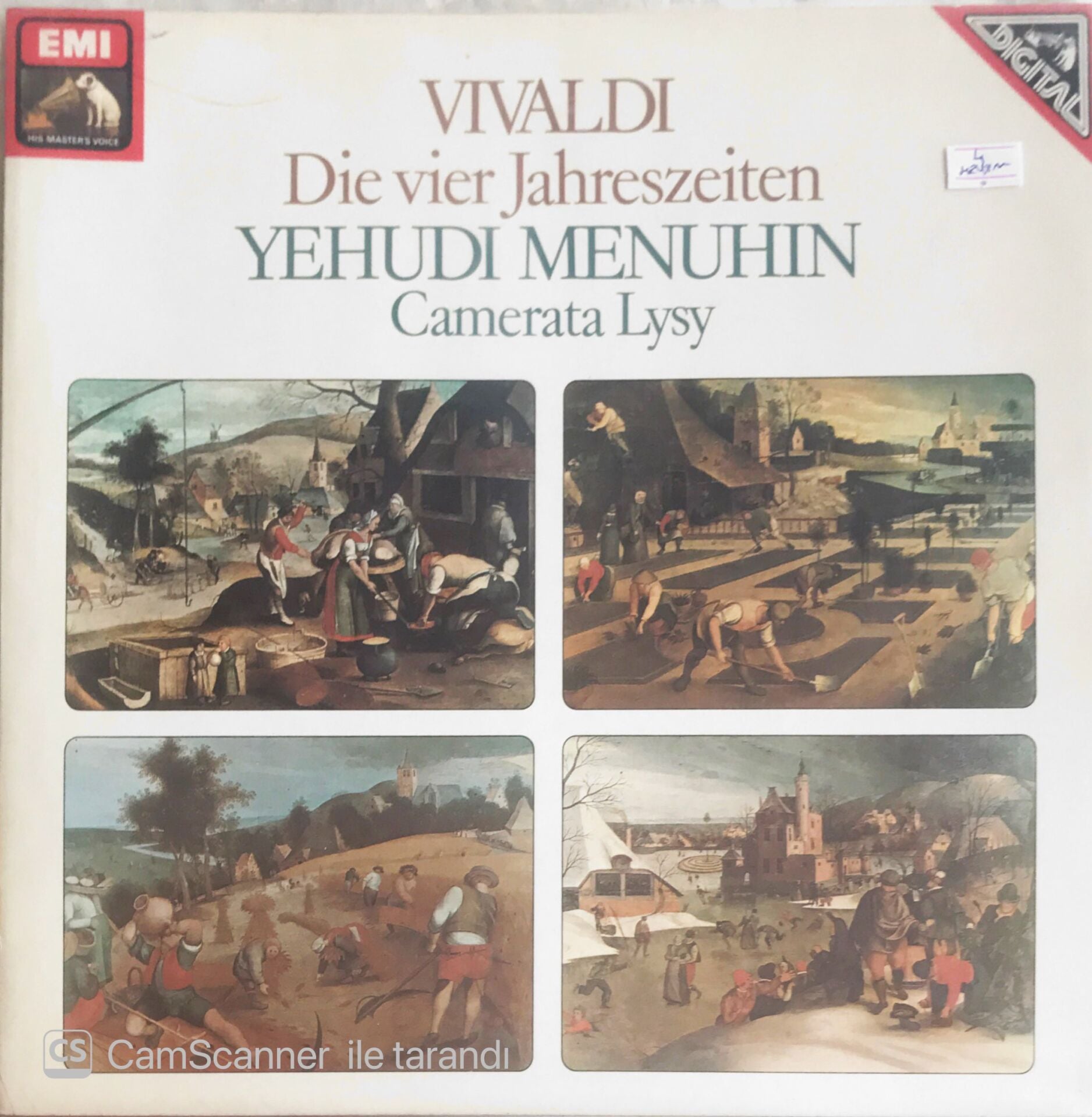 Yehudi Menuhin - Vivaldi (Camerata Lysy - Four Seasons) - LP