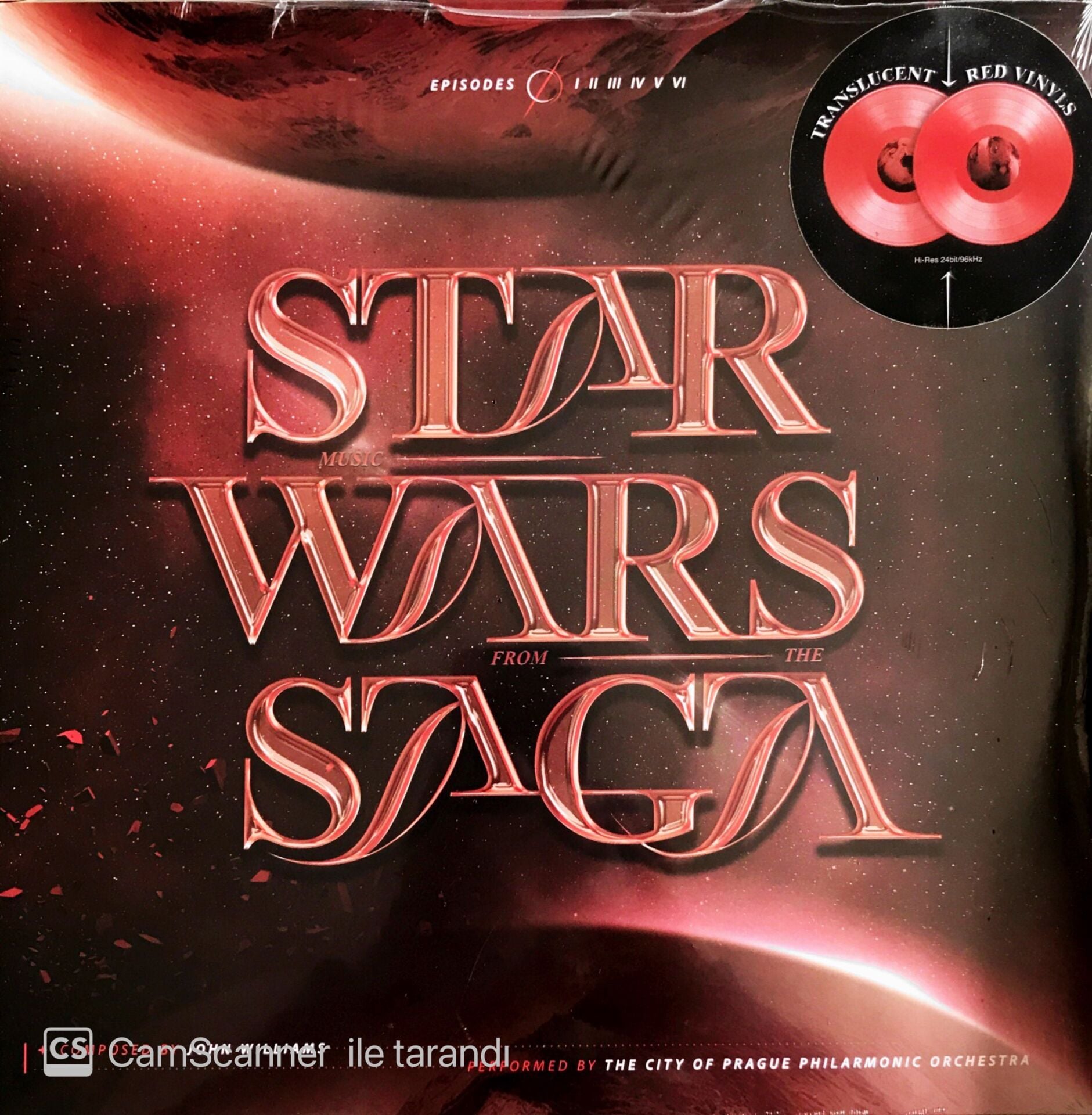 Star Wars Saga ( 2 LP Kırmızı Renkli) LP
