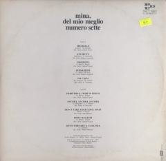 Mina Del Mio Meglio Numero Sette LP