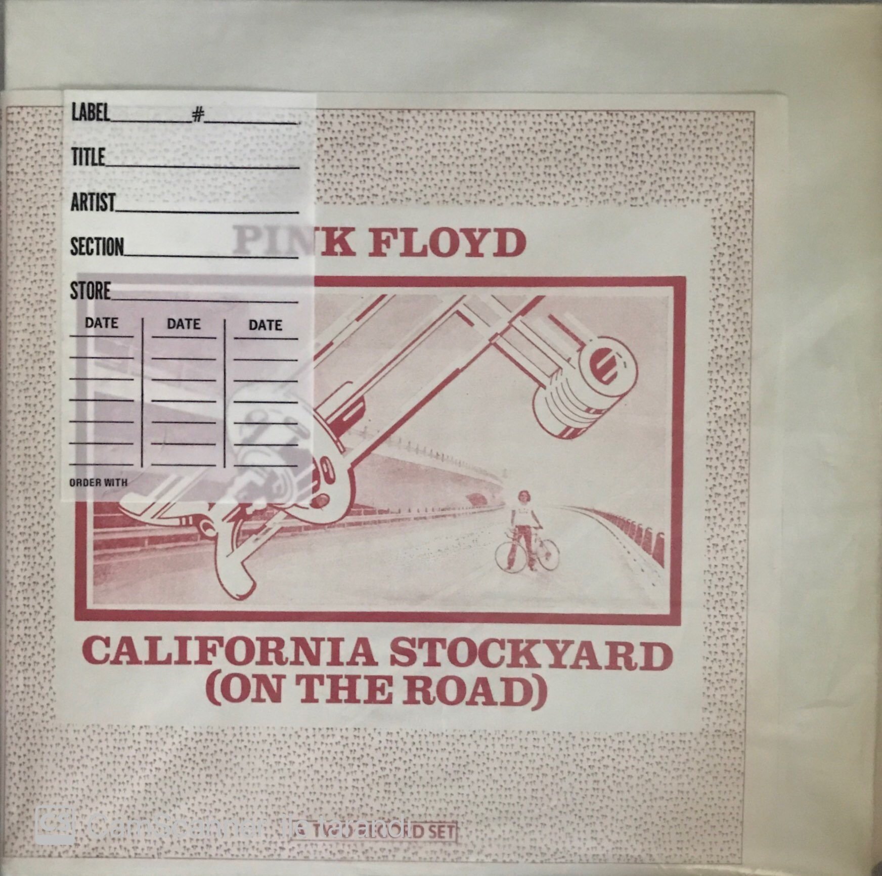 Pink Floyd Califorbia Stockyard On The Road LP